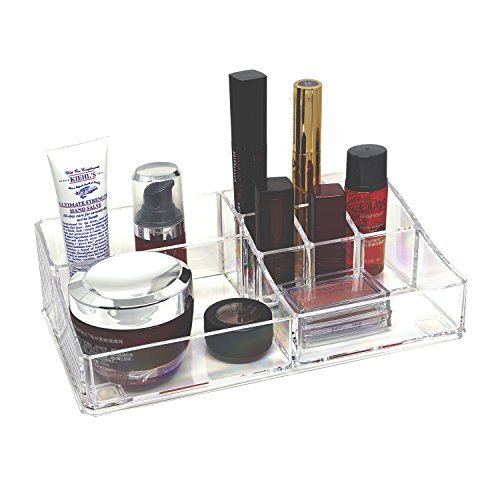 D moda designs crystal clear acrylic makeup organizer tray. premi…
