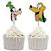 Betop House 24pcs Mickey Themed Birthday Party Baby Shower Decorating Cake and Cupcake Toppers