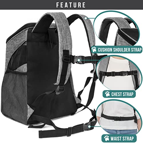 PetAmi Premium Pet Carrier Backpack for Small Cats and Dogs