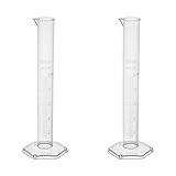 Othmro 10ml Plastic Graduated Cylinder Chemistry