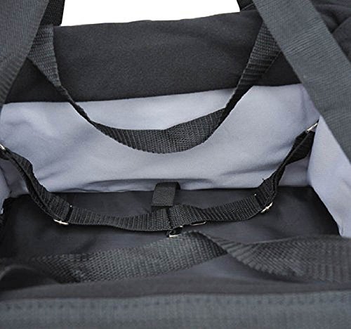 Dealglad Portable Pet Dog Cat Puppy Bike Bicycle Handlebar Car Seat Carrier Basket Travel Bag Case (Black) - Thumbnail 3