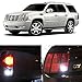 LEDpartsNow White LED Backup Reverse Replacement Lights Bulbs for 2007-2014 Cadillac Escalade, ESV, and EXT 992 7440NA 7440NA 7440 7440ST 7440LL 7441 (2 Bulbs), WHITE