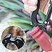 Yucharm-EDC Multi Tool 5 in 1 Carabiners tool with Knife+Screwdriver+Bottle Opener Lock Keychain For Camping Hiking with Silicone wristbands