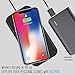 FASTPAD Ultra-Slim Qi Wireless Charger PU Leather Wireless Charging Pad for iPhone 11 Pro iPhone X XR XS MAX / 8/8 Plus 7.5W Fast Charging, Water Resistant, No Heating (No AC Adapter)