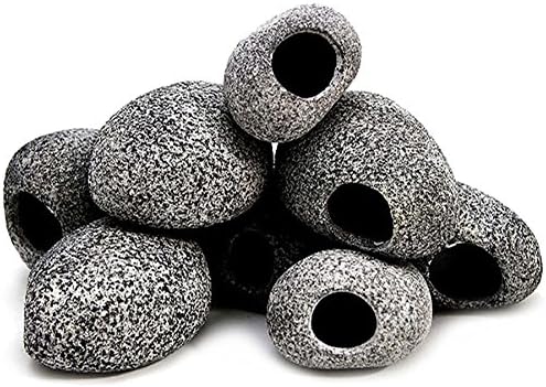 Tofree Aquarium Cichlid Stone Fish Tank Pond Ornament Decoration Stone