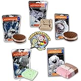 Astronaut Ice Cream Neapolitan, Mint, Cookies & Cream, Sandwich and Chocolate Chip Freeze Dried Food
