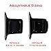 iPhone 5/5S/5c SE Running & Exercise Armband with Key Holder & Reflective Band | Also Fits iPhone 4/4S (Jet Black)
