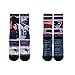 New England Patriots Youth Tom Brady Rush Player Sock - Navy #12