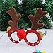 CCINEE 6pcs Merry Christmas Glasses Frames Costume Eyeglasses without Lenses for Kids Christmas Party Favor Black Friday Supplies
