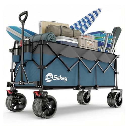 Sekey XXXL 4013 verlängerter Bollerwagen Faltbar 300L 200KG All-Terrain