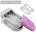 Facelake FL-350 Pulse Oximeter with Carrying Case & Batteries & Lanyard, Pink