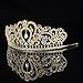 Sunshinesmile Gold Bridal Crown Tiara Crystal Rhinestone Wedding Prom Pageant Crowns Headband