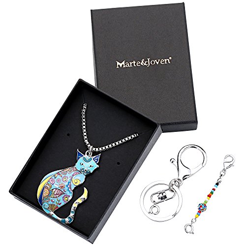 Enamel-Printed-Cat-Box-Chain-Necklace-for-Women-Teens-Cat-Lovers-Pendants-Jewelry-Great-Gifts