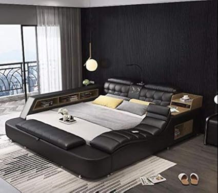 Quality Assure Furniture Leatherette Comfort Bed For Home