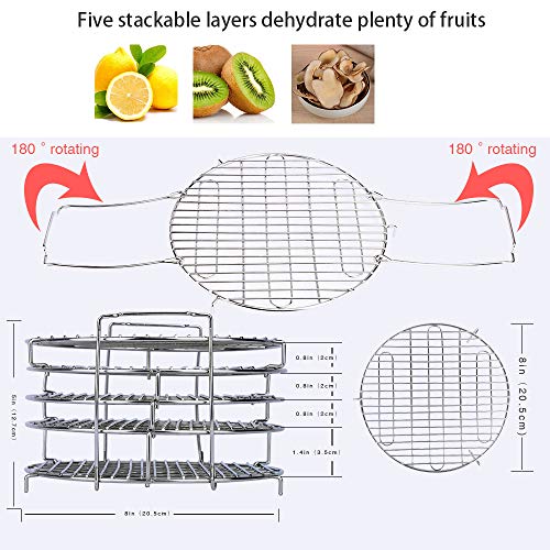 Dehydrator Stand for Ninja Foodi Accesories 6.5&8 Qt, Dehydrator Rack