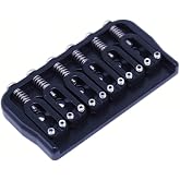 Hipshot 6-String US Fixed Guitar Bridge .125 Black