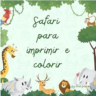 Livro Safari para colorir: Infantil
