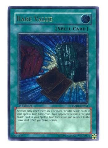 Yu-Gi-Oh! - Rare Value (FOTB-EN033) - Force of the Breaker - 1st Edition - Ultimate Rare