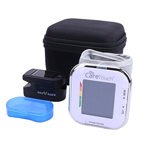 image for Storage Organizer Hard Travel Case for Care Touch Wrist Blood Pressure