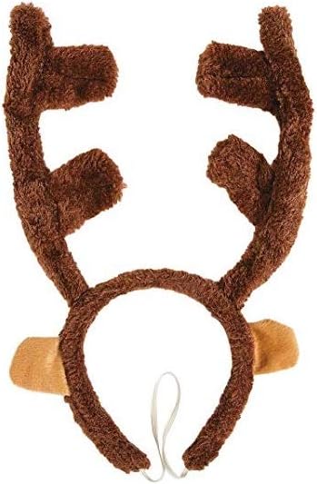 EF Products Deluxe Plush Reindeer Antlers Headbands (2 Pack)