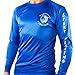All-American Fishing Performance Dri Fit Shirt - Men's Long Sleeve X-Large Blue