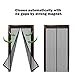 Magnetic Screen Door Black with Heavy Duty Mesh Curtain and Full Frame Velcro Fits Door Size up to 34x82 inch. Measure Your Door Size Carefully.