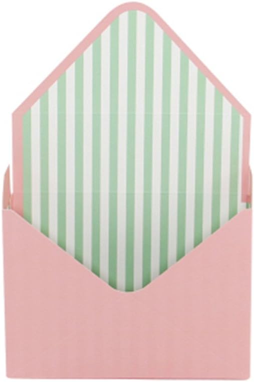 Florist Bouquet Packaging Gift Box Envelop Paper Boxes 5 Counts 7.9x2.8x5.7 Inch (Pink)