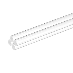 MECCANIXITY 4 Pcs Acrylic Round Rods 9/32" x