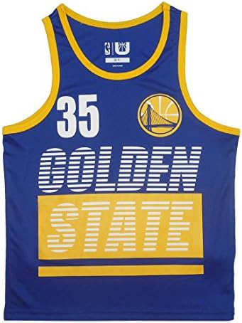Youth - GS WARRIORS DURANT #35 Professional Sports Shirt M(10/12) Blue
