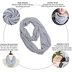 Zando Women's Infinity Scarf Lightweight Travel Scarf Fashion Scarfs for Women Soft Loop Scarf Plaid Infinity Scarves Zando Women's Infinity Scarf Lightweight Travel Scarf Fashion Scarfs for Women Soft Loop Scarf Plaid Infinity Scarves