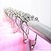 ULG Shower Curtain Hooks 12 Piece Set Roller Rings Rustproof Stainless Steel for Bathroom Home Shower Rods Curtains Liners Polished Chrome