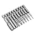 10pcs SAE Hex Head Allen Wrench Drill Bit Set Hex Screwdriver Bit Set Allen Bits 5/64-5/16 Inch Magnetic 1/4 Inch Hex Shank 2 Inch Long