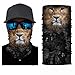Vfocus 3D Animal Cycling Face Mask, UV Protection Outdoor Cycling Hiking Motorcycling Mask Dust-Proof Breathable Seamless Tube Headwear Ski Snowboard Scarf Neck Balaclava Bandana (Lion)