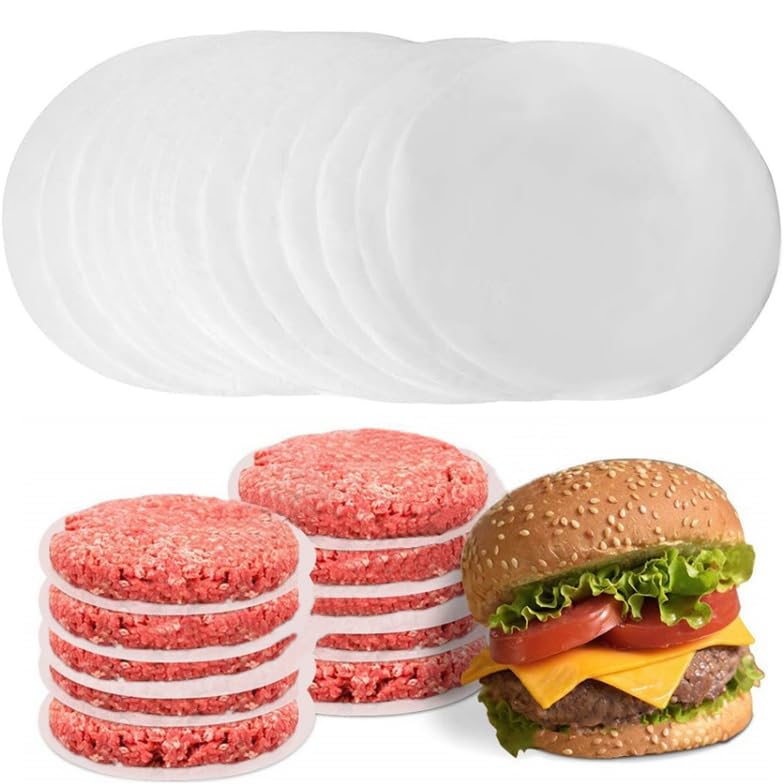 100 Pcs Baking Parchment Paper, Round Cake Liner Baking Circles Non Stick Greaseproof Baking Sheets Paper for Cake Tin Liners, Cooking, Air Fryer, Oven, Springform Cake Tin, Tortilla Press (9 Inch)