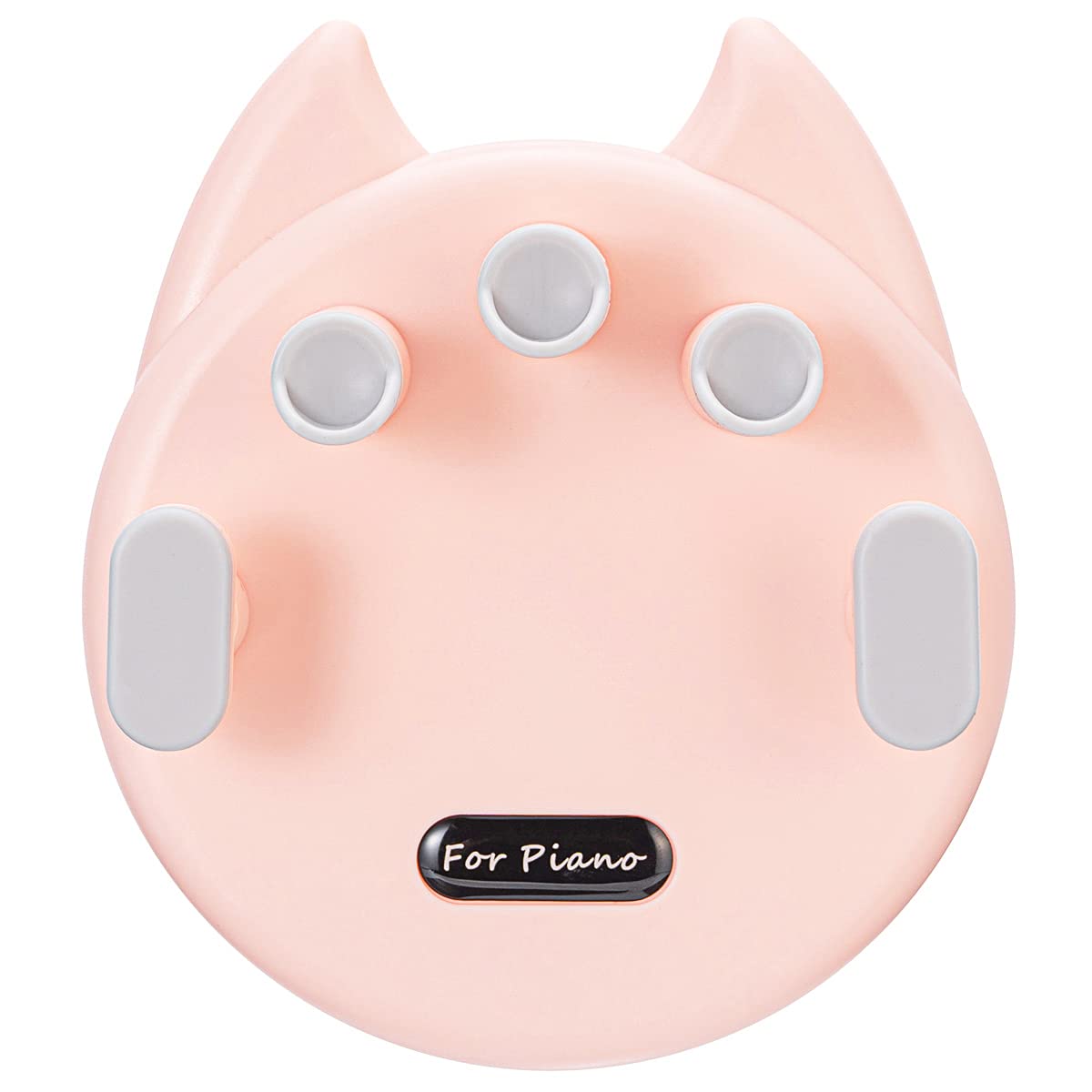 Koldot Piano Finger Trainer Silicone Hand Grip Exerciser Ergonomic Training Finger Pressing Posture Correction Tool for Guitar Piano Trigger Finger Training and Grip 1 Pack (Pink)