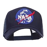 Lunar Landing NASA Patched Mesh Back Cap - Navy