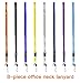 8 Pack Office Neck Lanyards Nylon Woven Neck Lanyards Straps with Enhanced Model Hook&Detachable Buckle Breakaway Lanyards for Badges Holders,Keys,Keychais,Phones,USB Flash Drives, Whistles(8 Color)