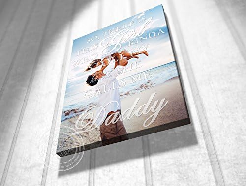 Photo and quote, Your photo and text, Fathers Day gift, Personalized gift for Father, Custom made Gift, Daddy Gift, Quote on canvas art, Photo and quote, Canvas print