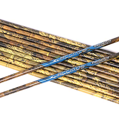 ACCMOS 300 Spine Arrow Shaft 30 Inch Arrow Shafts DIY Target Practice Arrow Shafts Hunting Arrow