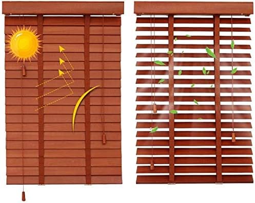 USRCR 100% Blackout Horizontal Window Bamboo Window Blind Roller Shades Blind Honeycomb UV Protection Home Decoration,for Bedrooms,Living Room,Bathroom (Color : 1#, Size : 150x220cm)