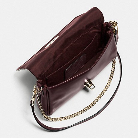 Mini Ruby Crossbody in Patchwork Leather in Silver/blue Coach
