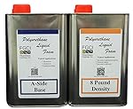 Liquid Urethane Foam Kit, 8 Lb Density, Includes 1 Quart Part A & 1 Quart Part B