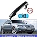 FLYPIG Black Outside Exterior Door Handle for Hyundai Sonata GL GLS GLX LX VE Limited SE 2005-2010 Front Rear Left Driver Right Passenger Side Fits All Four Doors 82651-3K000
