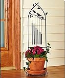 Standing Wind Chime Outdoor Deco Garden Patio Deck Backyard Flower Plant