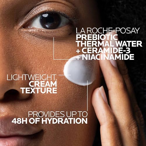 LA ROCHE-POSAY TOLERIANE DOUBLE REPAIR FACE MOISTURIZER, DAILY MOISTURIZER FACE CREAM WITH CERAMIDE AND NIACINAMIDE FOR ALL SKIN TYPES, OIL FREE, FRAGRANCE FREE