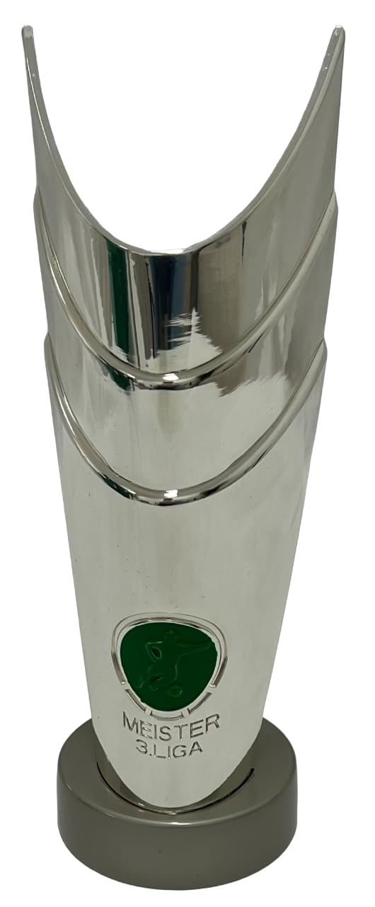 DFB Football Champion 3-Liga Championship Cup | 150 mm Metal | Official Licensed Item by the German Football Association | Gift Box | Certificate of Authenticity Hologram