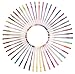 GelPenz 48-Count Gel Pens in Clear Plastic Case for Adult Coloring Books, 48 Unique Colors