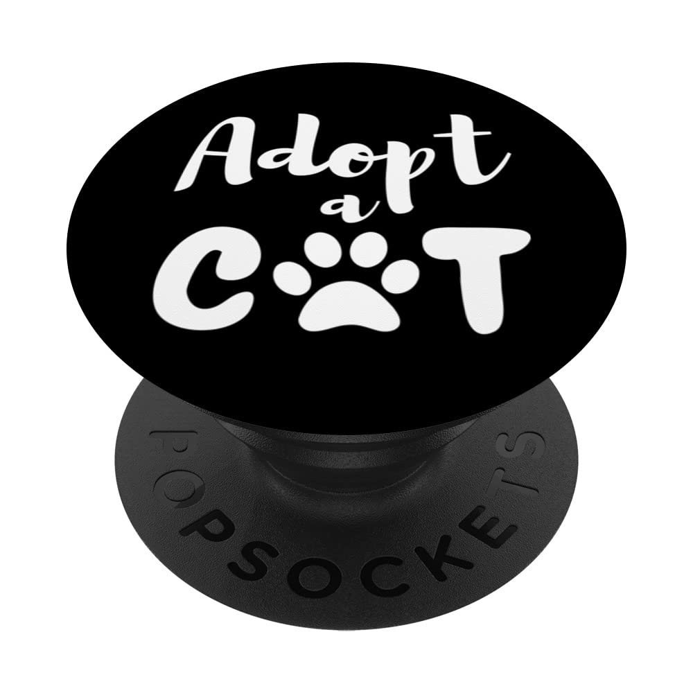 Adopt Don't Shop Cat Rescue Animal Shelter PopSockets Swappable PopGrip