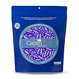 Capsuline Colored Gelatin Empty Capsules Size 4 Purple/Purple 1000 Count