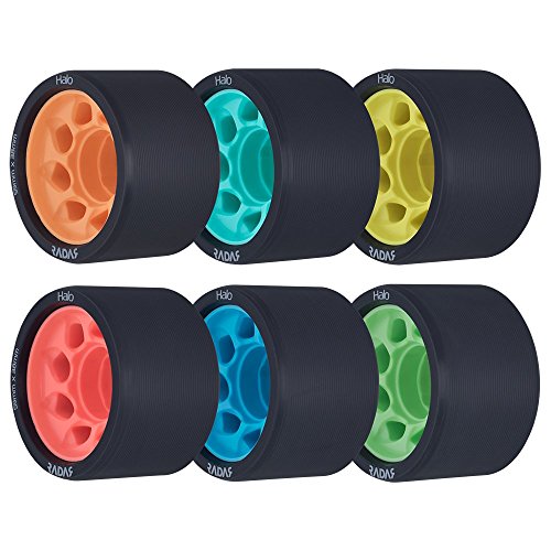 Radar Wheels - Halo - Roller Skate Wheels - 4 Pack of 38mm x 59mm Wheels